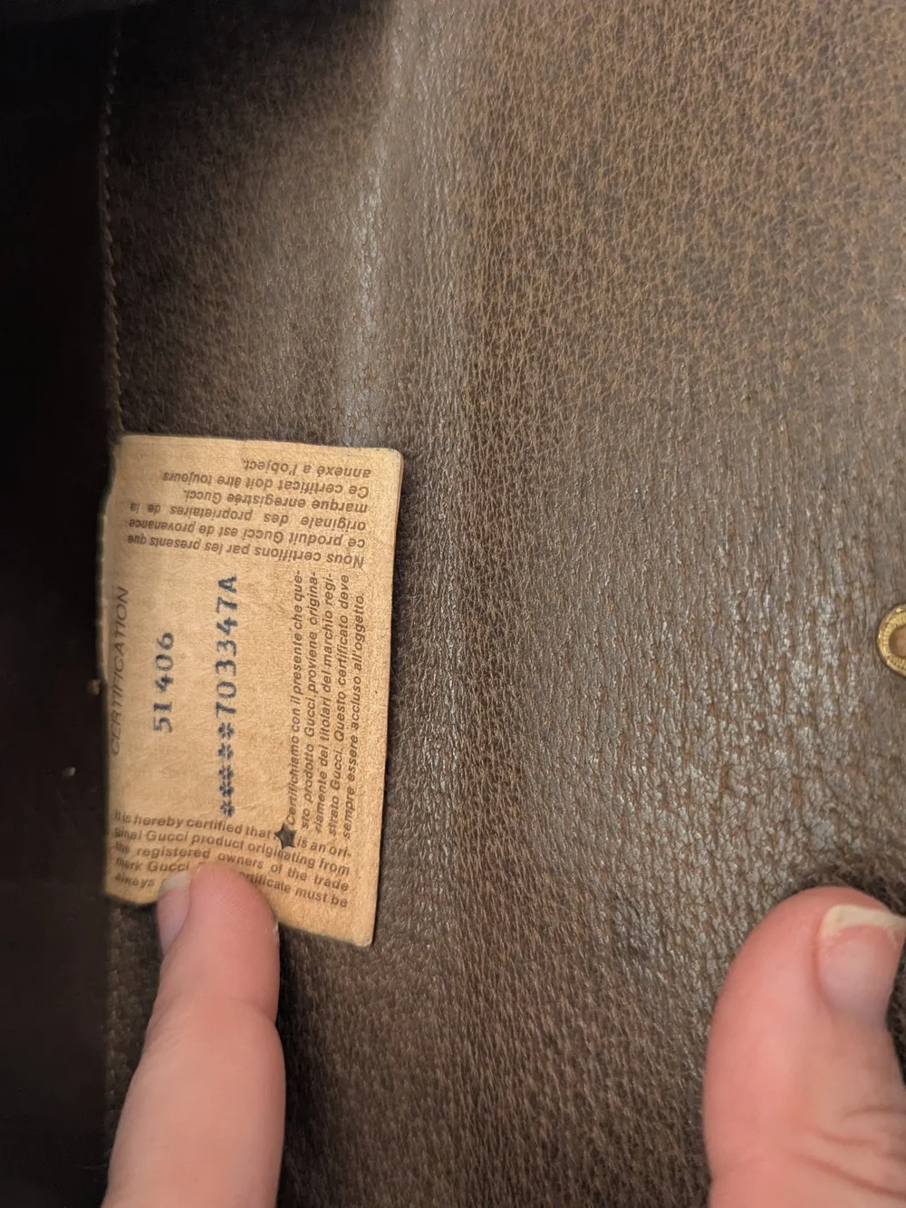 Gucci Long Wallet Organizer w COA - Picture 13 of 17